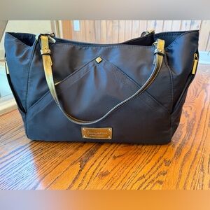 Eric Javits New York Black Tote with Gold Details
